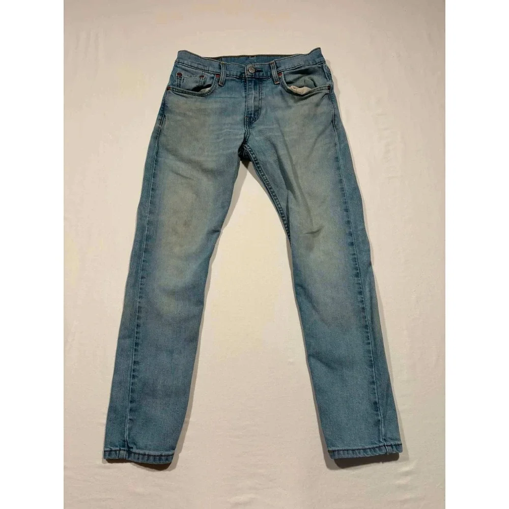 Levis 512 Slim Taper Fit Mens Light Wash Denim Jeans W30 L30